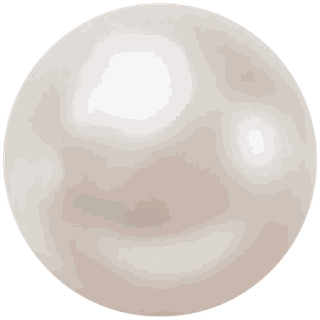 Pearl, the June birthstone — cream white baroque pearl with rose overtone
